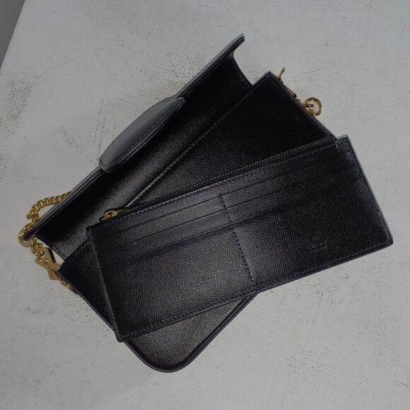 Gucci 'Horsebit' 1955 Leather Clutch - Picture 5 of 5